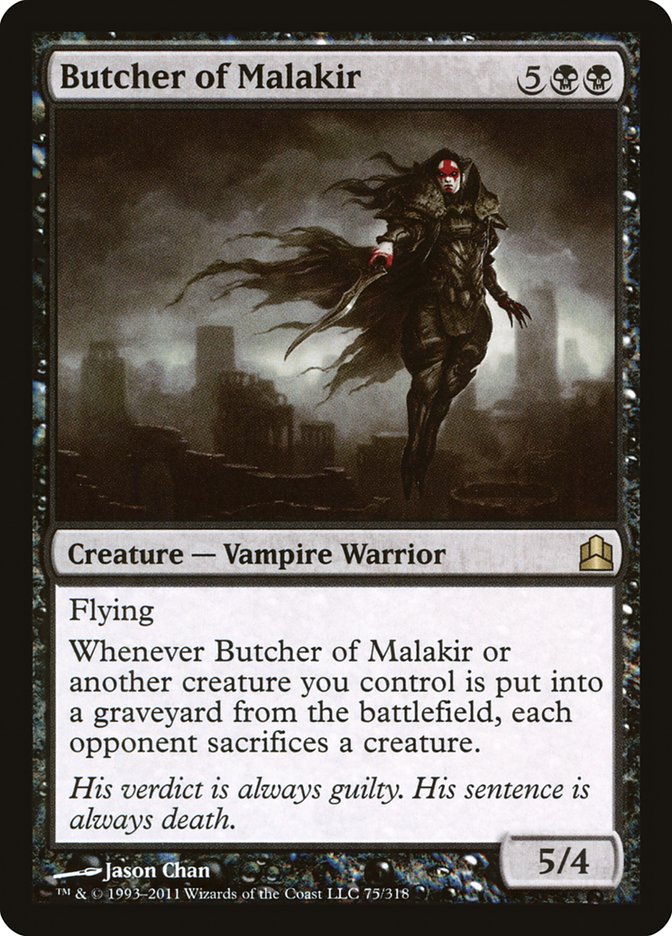 Butcher of Malakir [Commander 2011] | Galaxy Games LLC