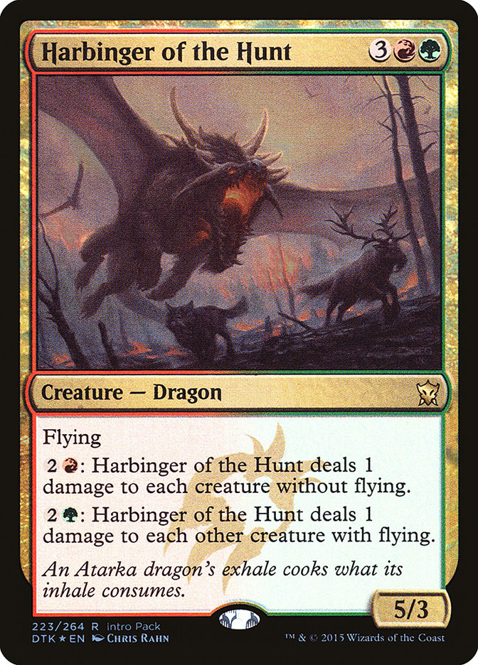 Harbinger of the Hunt (Intro Pack) [Dragons of Tarkir Promos] | Galaxy Games LLC