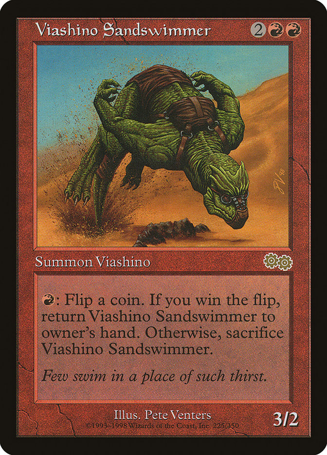 Viashino Sandswimmer [Urza's Saga] | Galaxy Games LLC