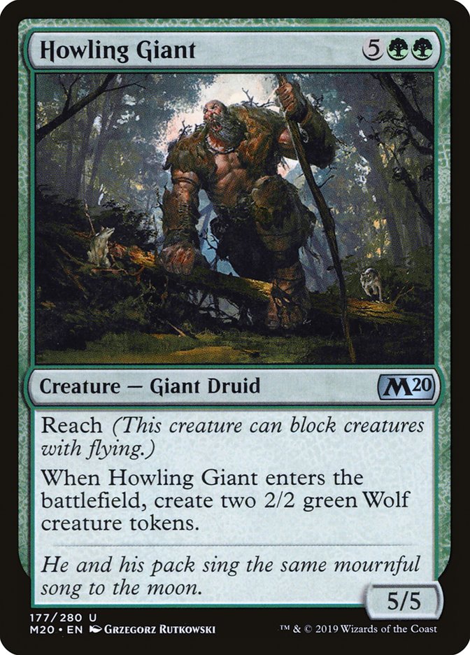 Howling Giant [Core Set 2020] | Galaxy Games LLC