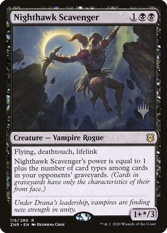 Nighthawk Scavenger (Promo Pack) [Zendikar Rising Promos] | Galaxy Games LLC