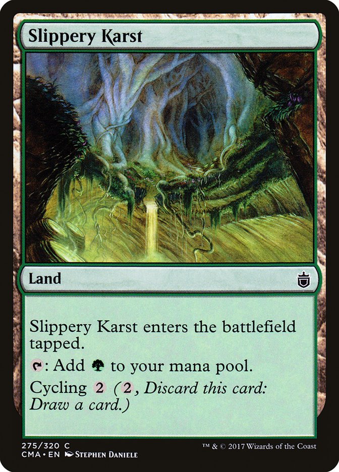 Slippery Karst [Commander Anthology] | Galaxy Games LLC