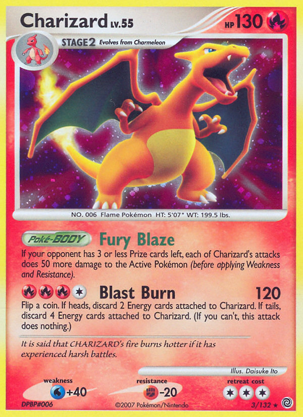 Charizard (3/132) [Diamond & Pearl: Secret Wonders] | Galaxy Games LLC