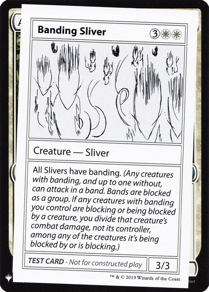 Banding Sliver [Mystery Booster Playtest Cards] | Galaxy Games LLC