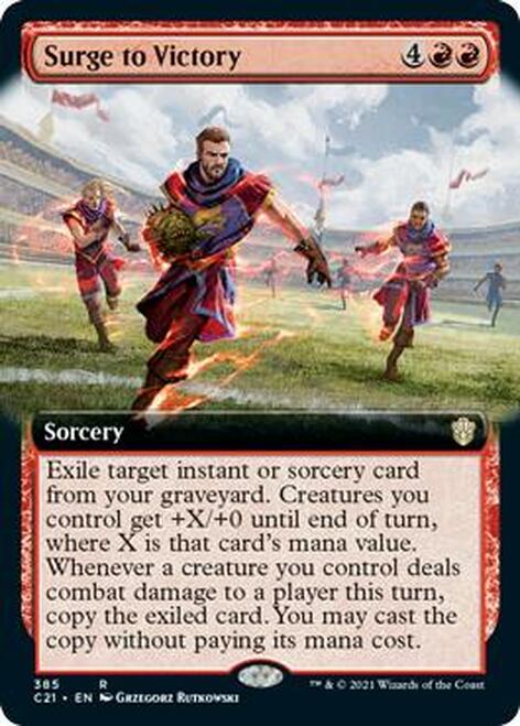Surge to Victory (Extended Art) [Commander 2021] | Galaxy Games LLC