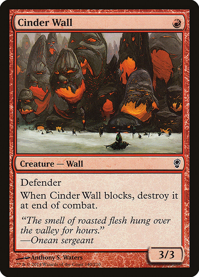 Cinder Wall [Conspiracy] | Galaxy Games LLC