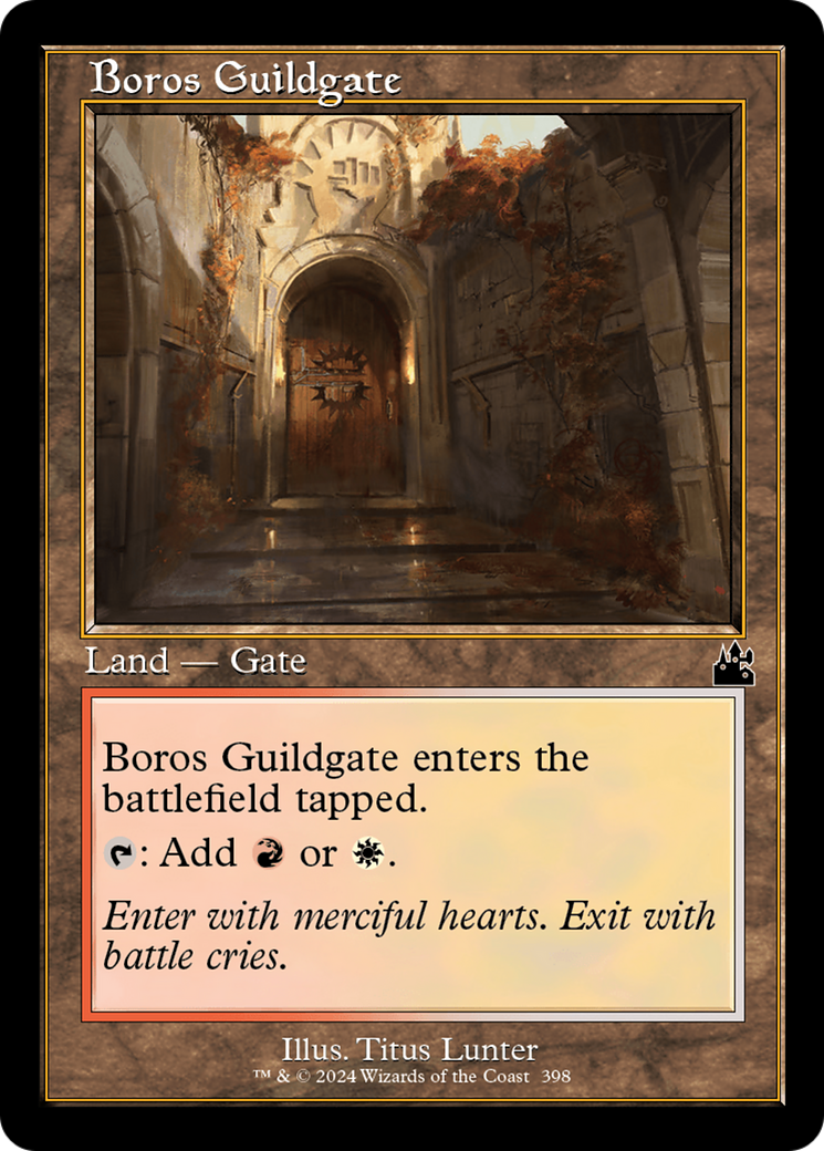 Boros Guildgate (Retro Frame) [Ravnica Remastered] | Galaxy Games LLC