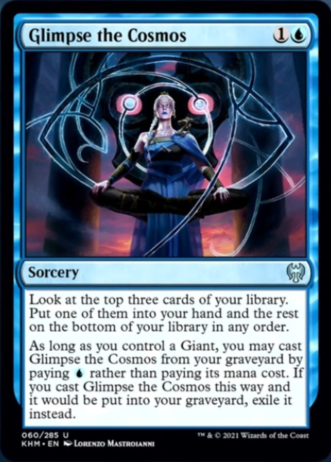 Glimpse the Cosmos [Kaldheim] | Galaxy Games LLC