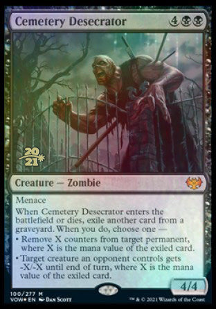 Cemetery Desecrator [Innistrad: Crimson Vow Prerelease Promos] | Galaxy Games LLC