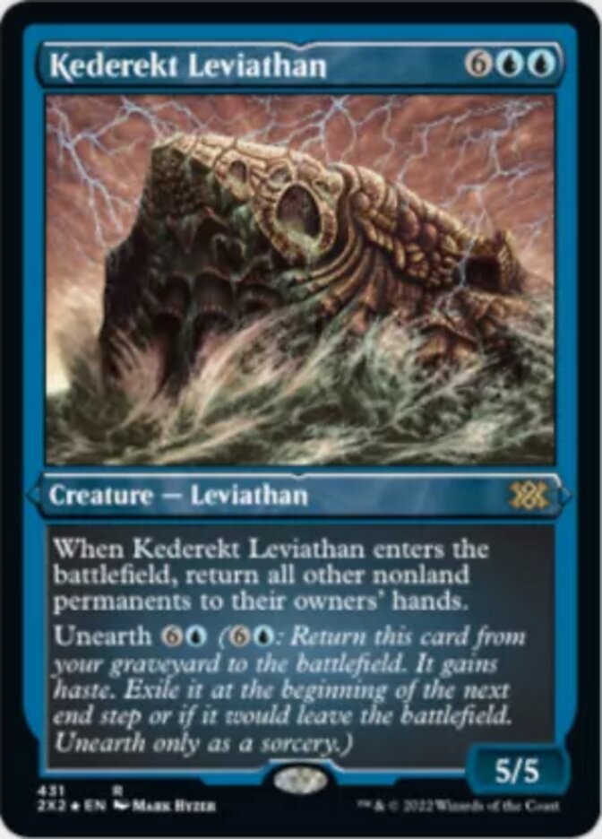 Kederekt Leviathan (Foil Etched) [Double Masters 2022] | Galaxy Games LLC