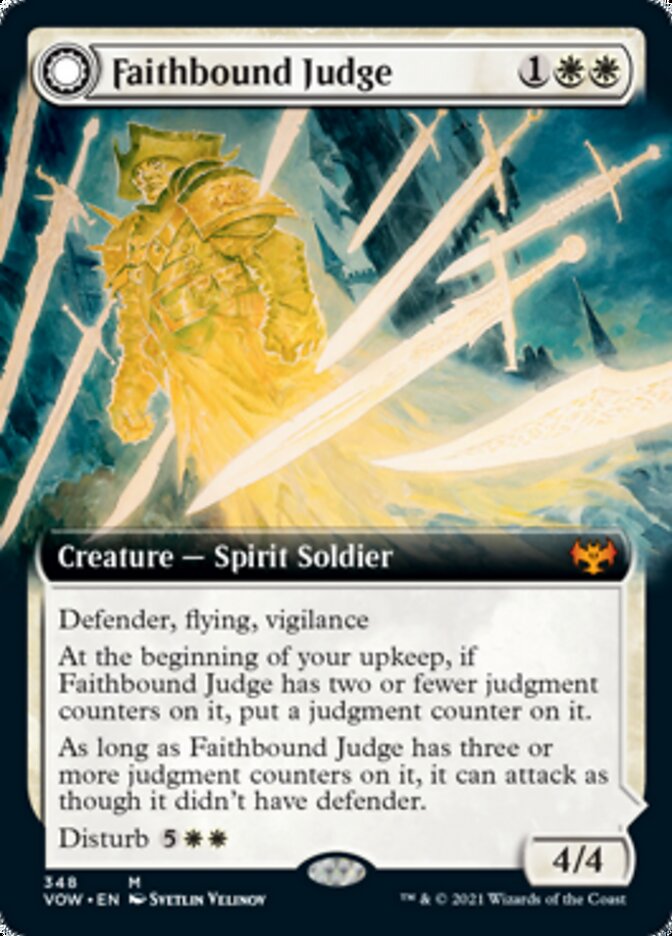 Faithbound Judge // Sinner's Judgment (Extended Art) [Innistrad: Crimson Vow] | Galaxy Games LLC