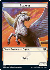 Pegasus // Faerie Double-Sided Token [Starter Commander Decks] | Galaxy Games LLC