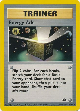 Energy Ark (75/75) [Neo Discovery Unlimited] | Galaxy Games LLC