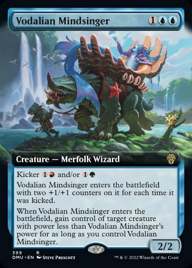 Vodalian Mindsinger (Extended Art) [Dominaria United] | Galaxy Games LLC