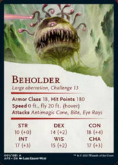 Beholder Art Card [Dungeons & Dragons: Adventures in the Forgotten Realms Art Series] | Galaxy Games LLC