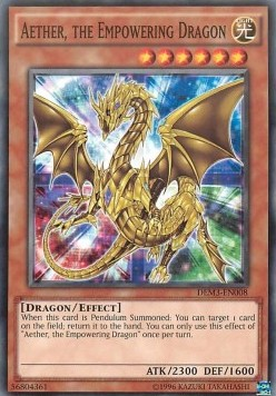 Aether, the Empowering Dragon [DEM3-EN008] Common | Galaxy Games LLC