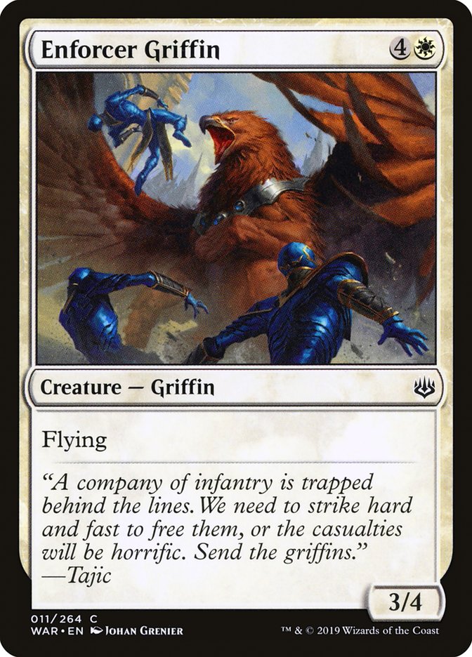 Enforcer Griffin [War of the Spark] | Galaxy Games LLC