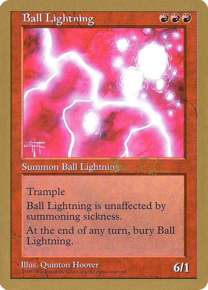 Ball Lightning (Ben Rubin) [World Championship Decks 1998] | Galaxy Games LLC