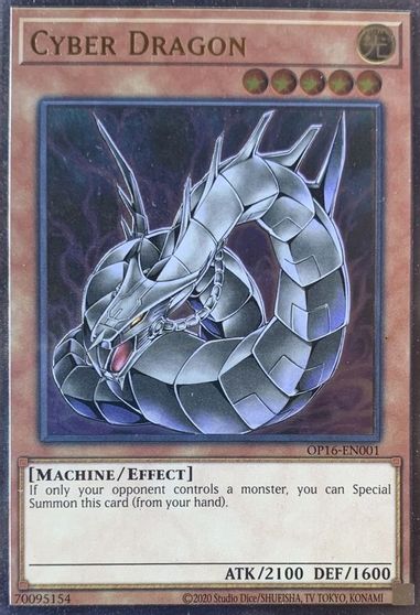 Cyber Dragon [OP16-EN001] Ultimate Rare | Galaxy Games LLC