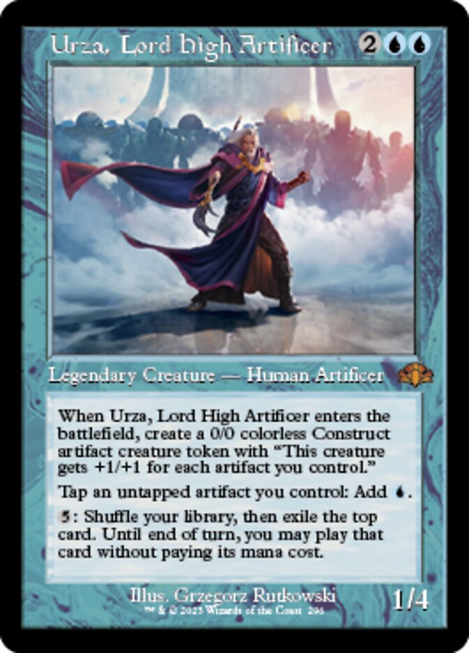 Urza, Lord High Artificer (Retro) [Dominaria Remastered] | Galaxy Games LLC