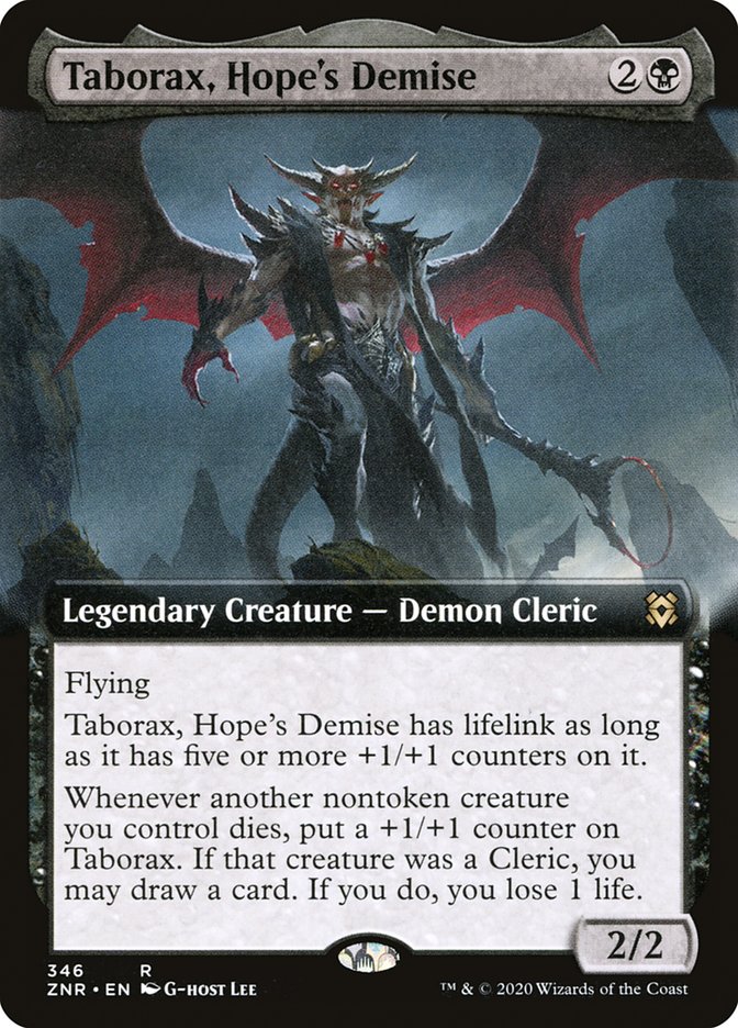 Taborax, Hope's Demise (Extended Art) [Zendikar Rising] | Galaxy Games LLC