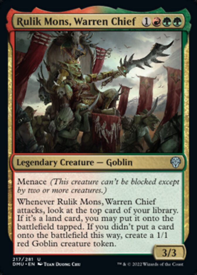 Rulik Mons, Warren Chief [Dominaria United] | Galaxy Games LLC