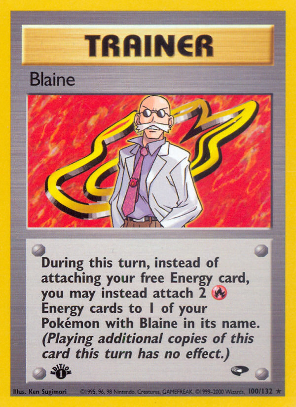 Blaine (100/132) [Gym Challenge 1st Edition] | Galaxy Games LLC