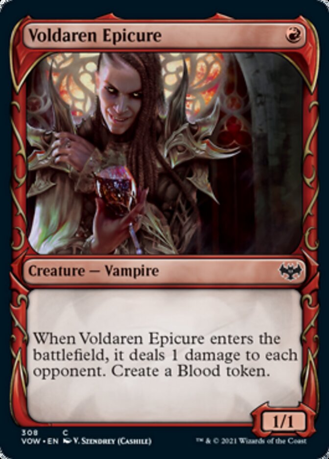 Voldaren Epicure (Showcase Fang Frame) [Innistrad: Crimson Vow] | Galaxy Games LLC