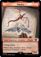 Food (11) // Smaug Double-Sided Token [The Lord of the Rings: Tales of Middle-Earth Tokens] | Galaxy Games LLC