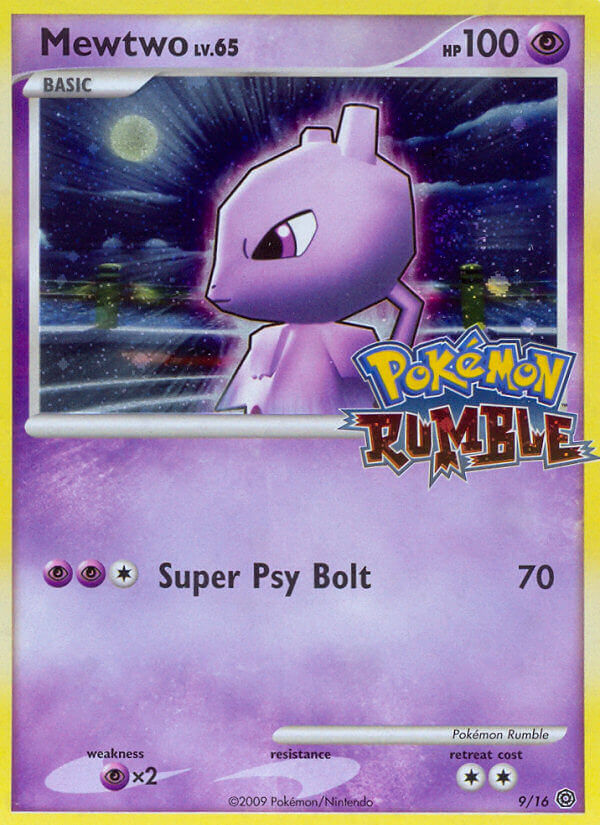 Mewtwo (9/16) [Pokémon Rumble] | Galaxy Games LLC