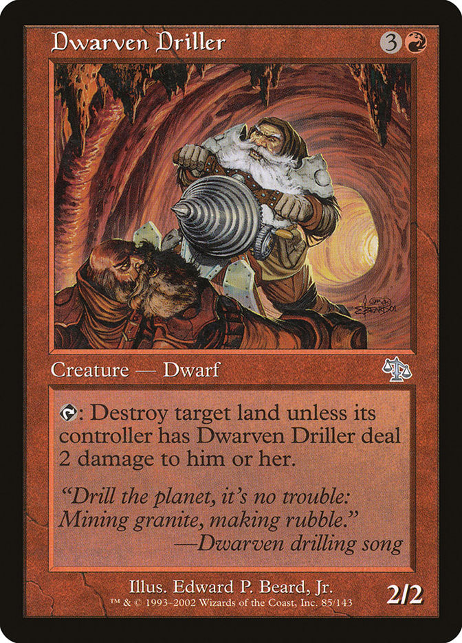 Dwarven Driller [Judgment] | Galaxy Games LLC