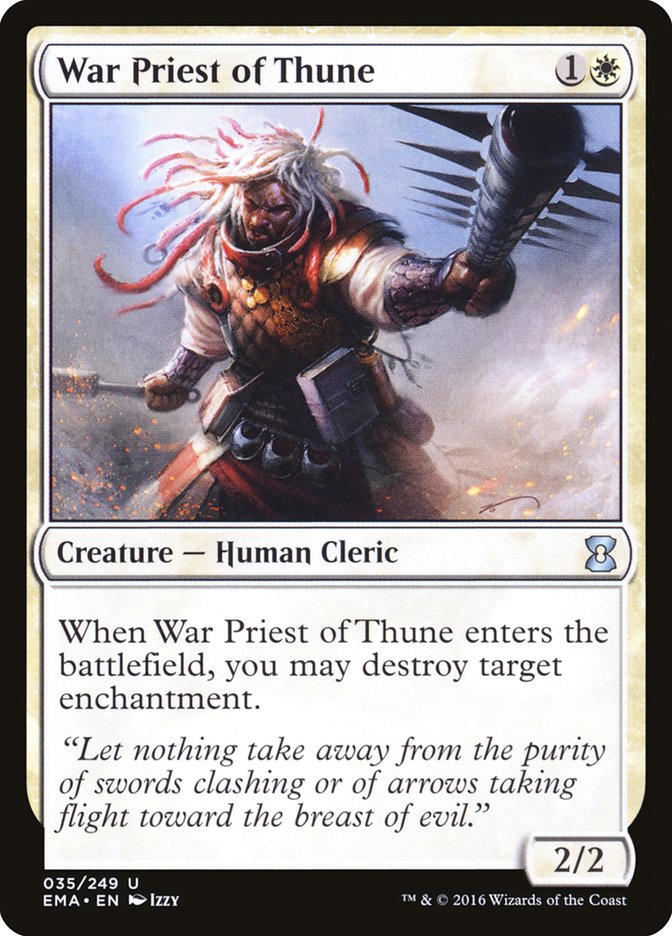 War Priest of Thune [Eternal Masters] | Galaxy Games LLC
