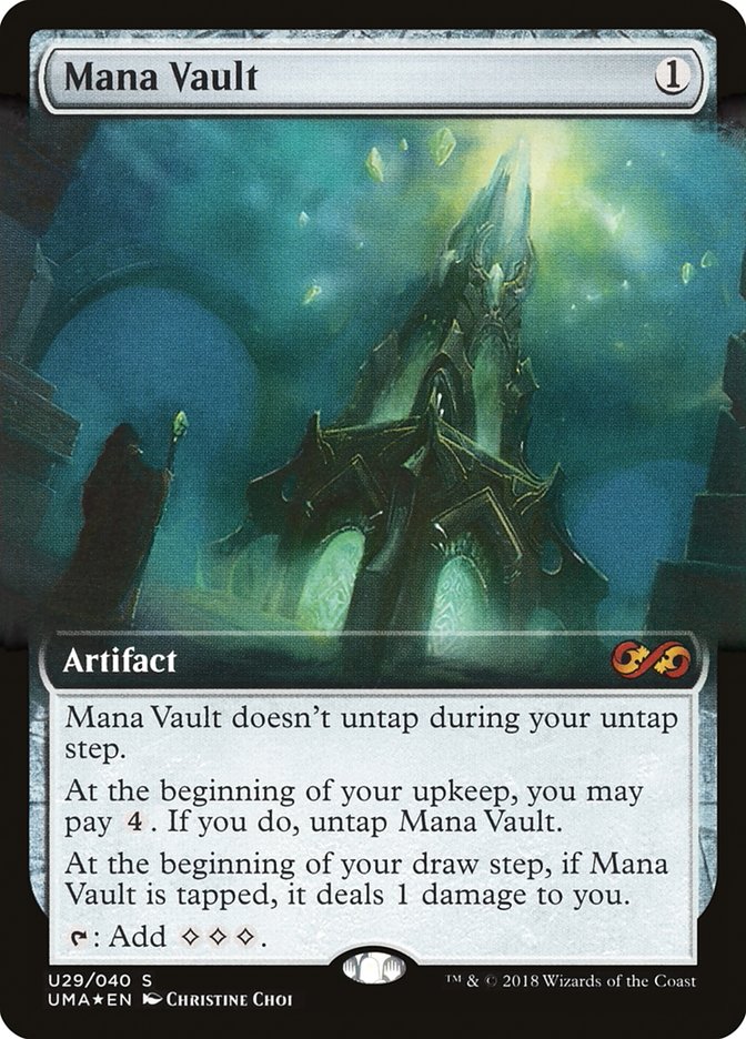 Mana Vault (Topper) [Ultimate Masters Box Topper] | Galaxy Games LLC