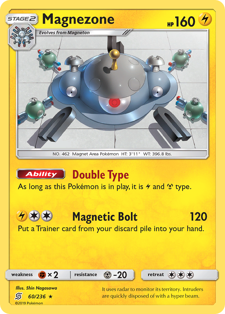 Magnezone (60/236) [Sun & Moon: Unified Minds] | Galaxy Games LLC