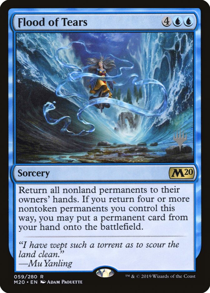 Flood of Tears (Promo Pack) [Core Set 2020 Promos] | Galaxy Games LLC