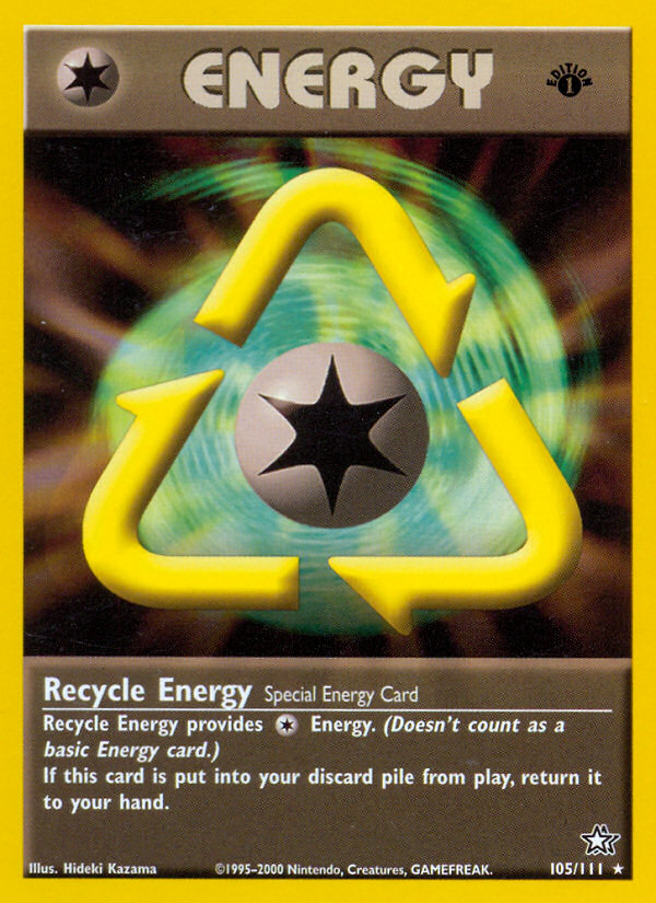 Recycle Energy (105/111) [Neo Genesis 1st Edition] | Galaxy Games LLC