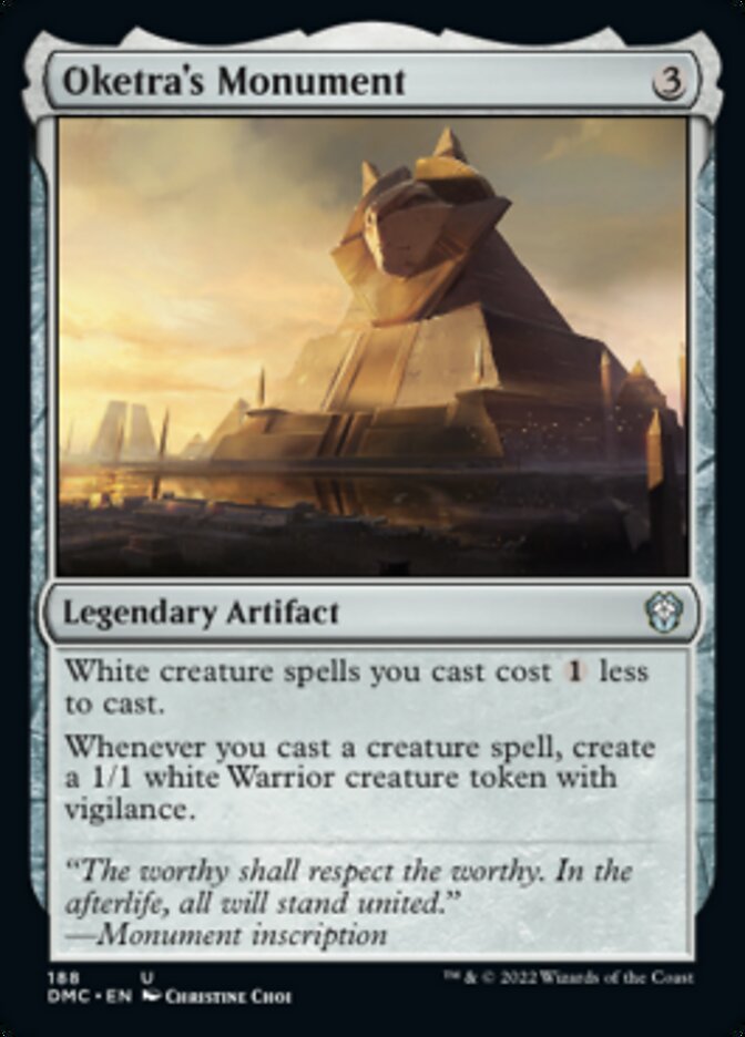 Oketra's Monument [Dominaria United Commander] | Galaxy Games LLC