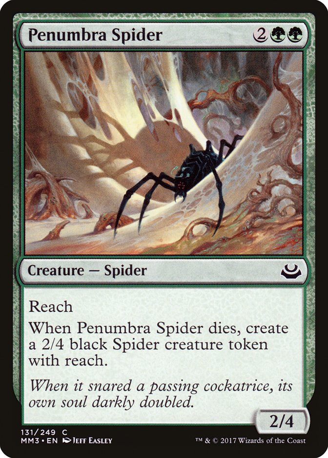 Penumbra Spider [Modern Masters 2017] | Galaxy Games LLC