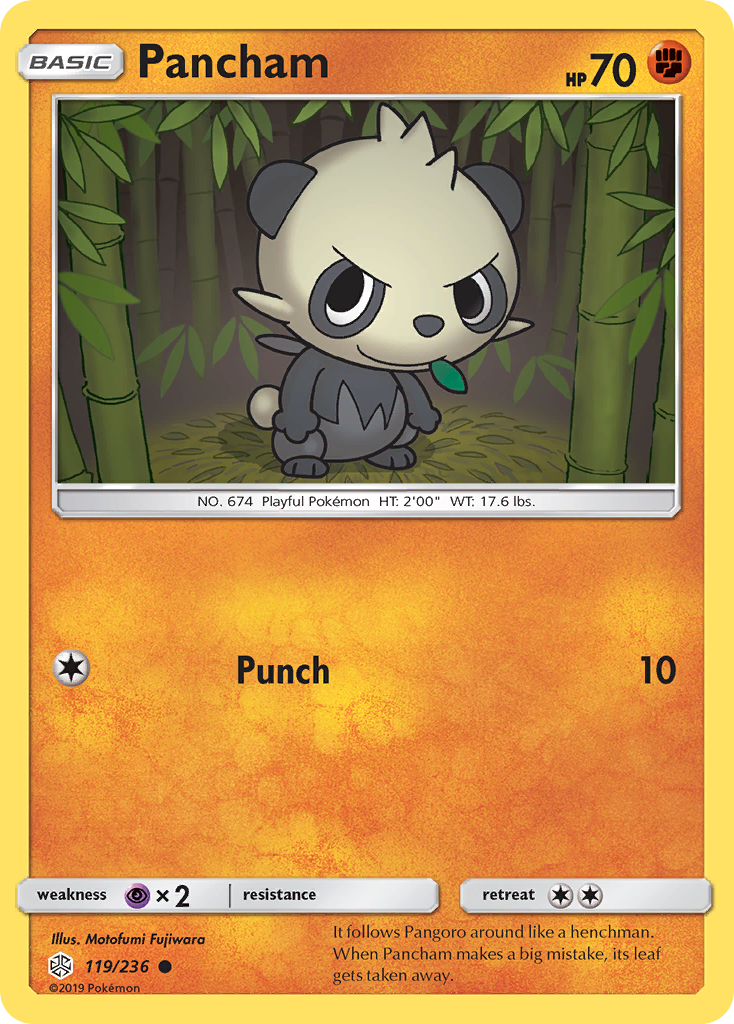 Pancham (119/236) [Sun & Moon: Cosmic Eclipse] | Galaxy Games LLC