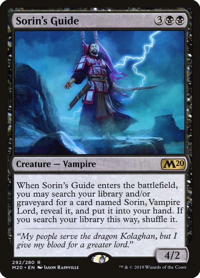 Sorin's Guide [Core Set 2020] | Galaxy Games LLC