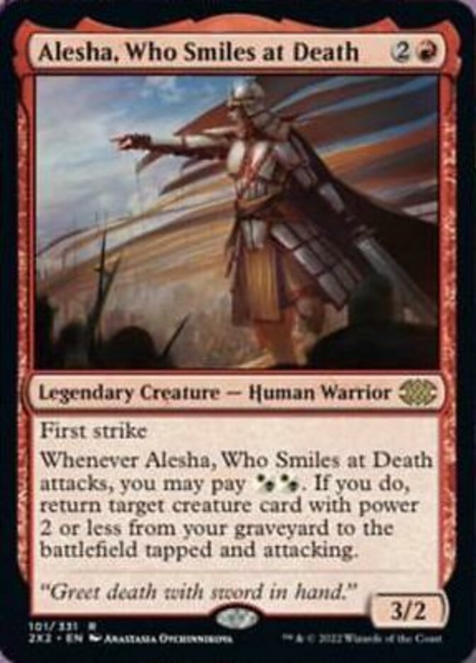 Alesha, Who Smiles at Death [Double Masters 2022] | Galaxy Games LLC