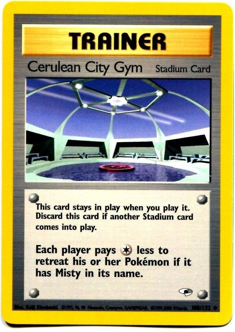 Cerulean City Gym (108/132) [Gym Heroes Unlimited] | Galaxy Games LLC