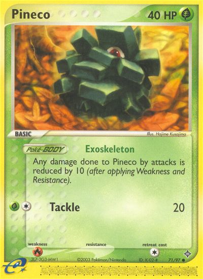 Pineco (71/97) [EX: Dragon] | Galaxy Games LLC