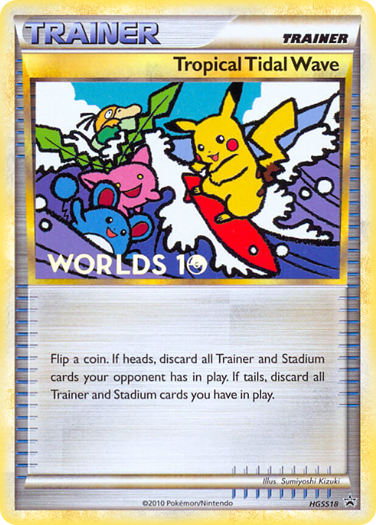 Tropical Tidal Wave (HGSS18) [HeartGold & SoulSilver: Black Star Promos] | Galaxy Games LLC