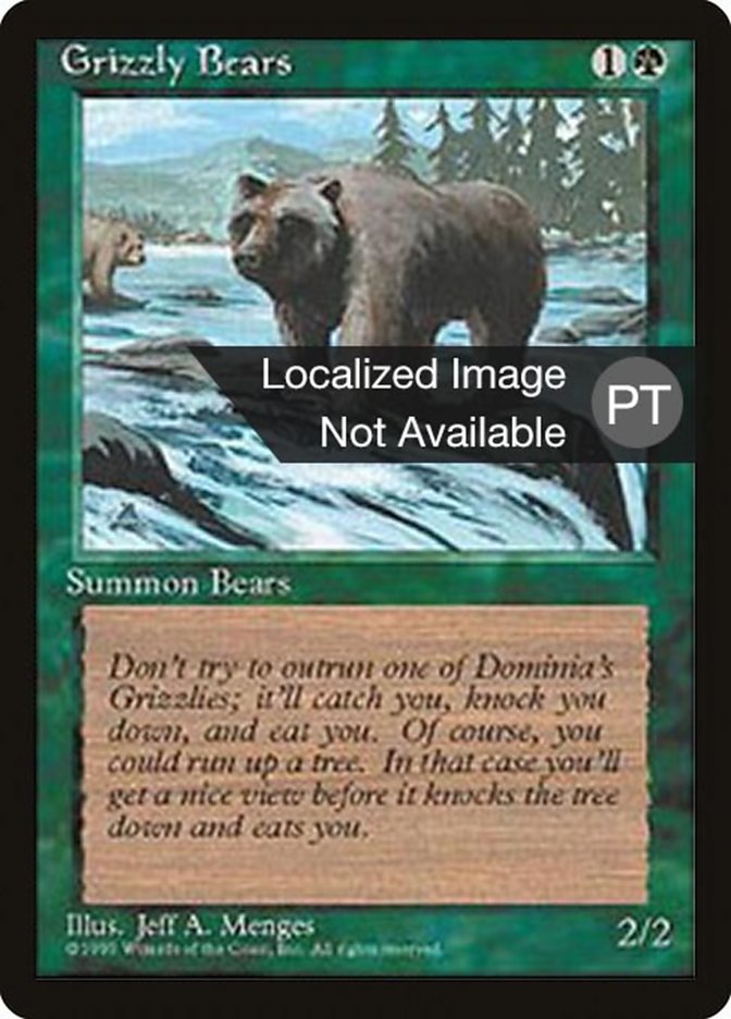 Grizzly Bears [Fourth Edition (Foreign Black Border)] | Galaxy Games LLC