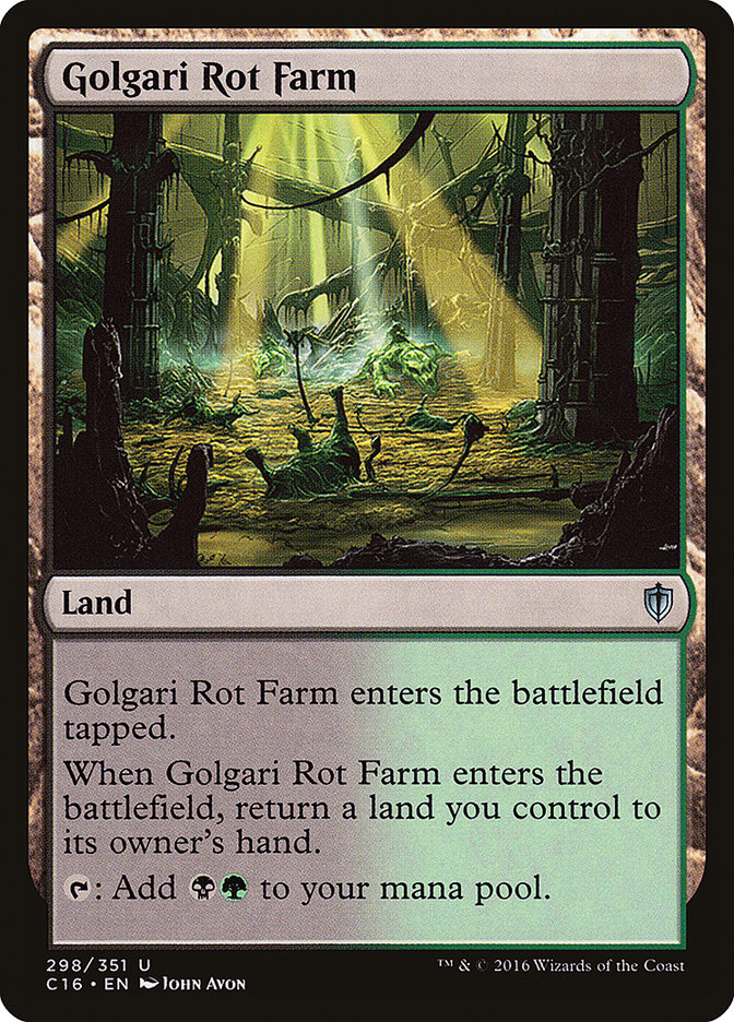 Golgari Rot Farm [Commander 2016] | Galaxy Games LLC