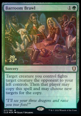 Barroom Brawl [Commander Legends: Battle for Baldur's Gate Prerelease Promos] | Galaxy Games LLC