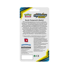 Sun & Moon: Unbroken Bonds - Single Pack Blister (Pikachu) | Galaxy Games LLC