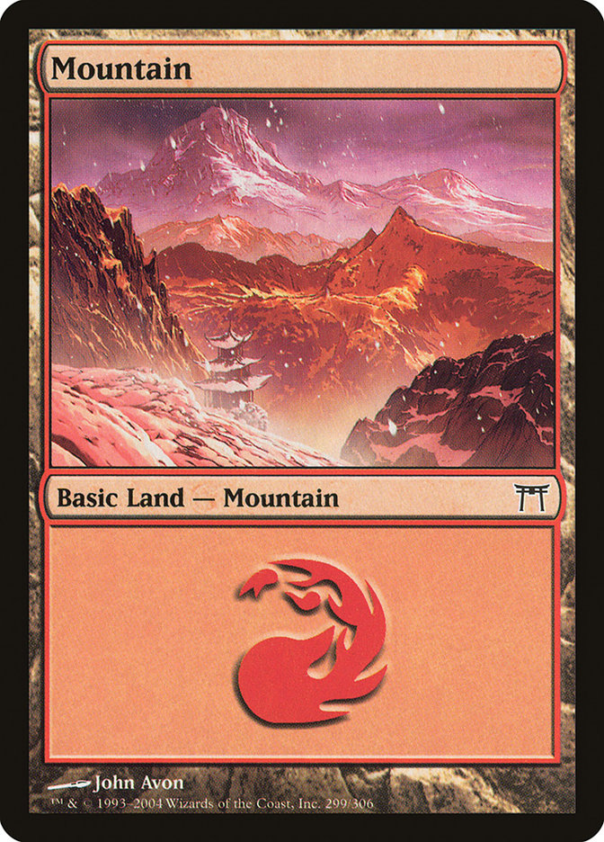 Mountain (299) [Champions of Kamigawa] | Galaxy Games LLC