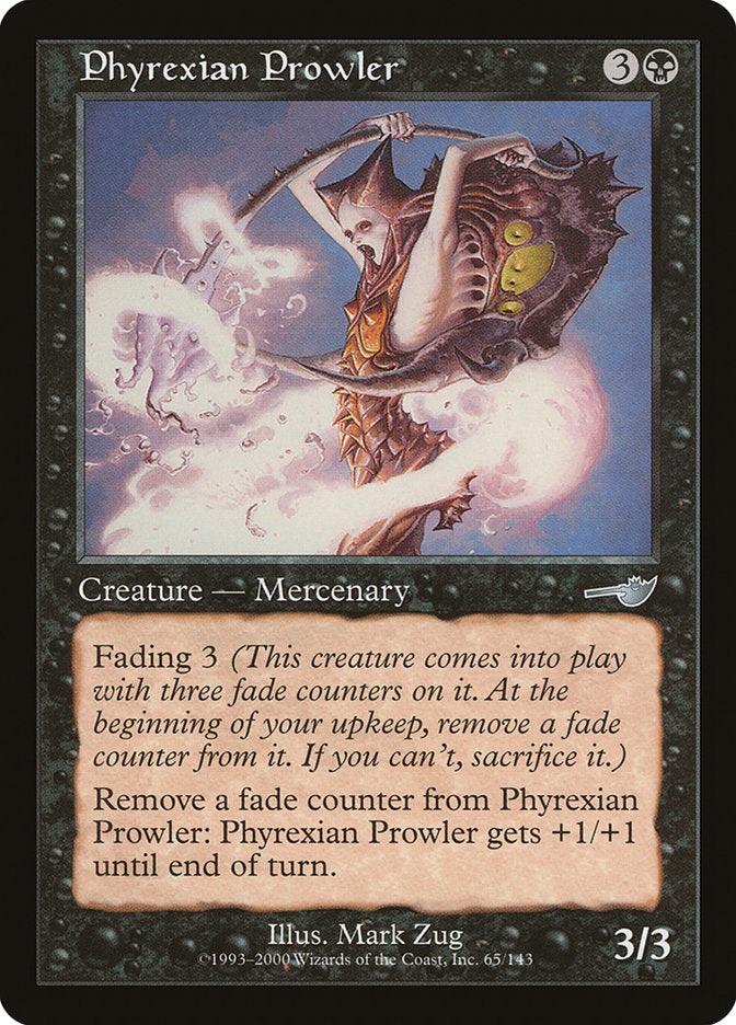 Phyrexian Prowler [Nemesis] | Galaxy Games LLC